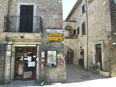 Casa de Edmondo small and romantic apartment with loft in the historic Umbria