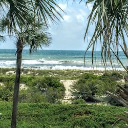 from the front window.