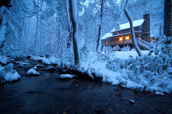 Beautiful winter snow