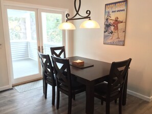Dining room table seats 8