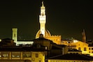 Nighttime View of Duomo and Central Florence from Bedroom.