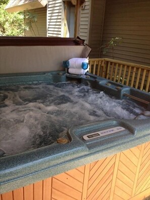 New larger Hot Tub.