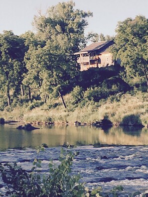 Summer view of home from Klondike bridge. 