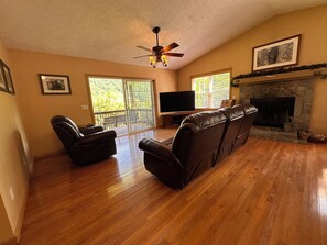 Living Area with 65" TV