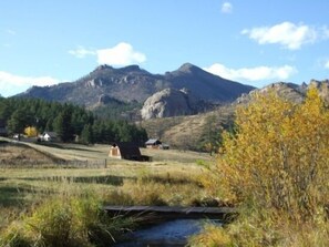 View Thunderbutte, Bell Rock and other formations from North end of property