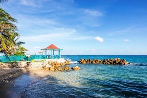 Our gazebo on a warm sunny day. It's very popular for weddings.