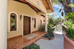 The entryway.