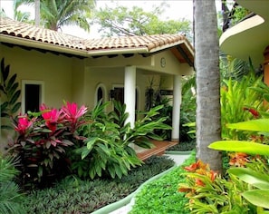 The Casita is completely surrounded by a stunning tropical garden.  Very private