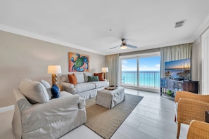 Welcome to the beach! Relax in the beautifully remodeled oceanfront condo.