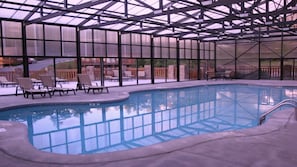 Indoor Heated Pool Open Year Round/ Sunning Deck , Picnic Area  & Charcoal Grill