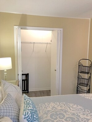 Closet in queen bedroom