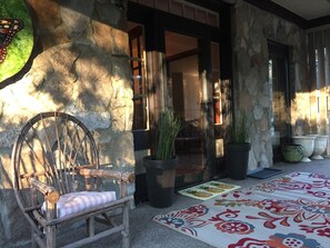 Enchanting porch entrance