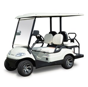 This home comes with a 4-seater golf cart! May not be the same color as shown. 