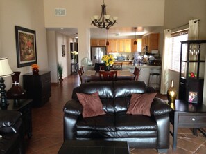 View from living room 