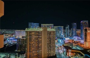 Stunning view of the Las Vegas strip from our Penthouse