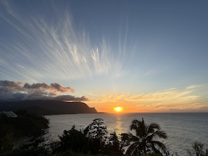 Sunset over Hanalei Bay