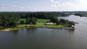 Mom and Pop's on left.  Over 25 acres to roam around on
