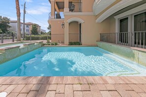 Private Pool with Beautiful Sun Ledge Perfect For Enjoying Your Sunny Days!