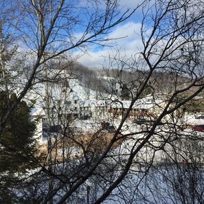 View from our front porch window!  Gorgeous Schuss Village