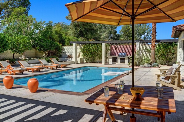 Saline (saltwater) pool 15' x 30.