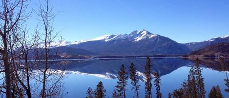 Lake Dillon view from our balcony