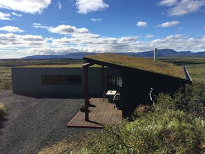 The house is both secluded and with a amazing view of South Iceland