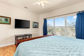 Enjoy the view from your bedroom window! King bed!