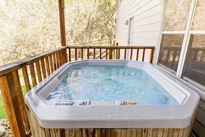 Hop in the tub! Relax! And enjoy some peace and quiet!