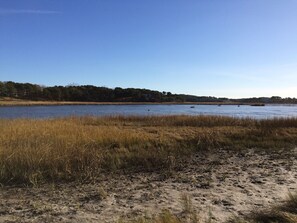 Relax out on the private waters of the cove.