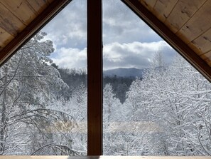 Blick von der Unterkunft