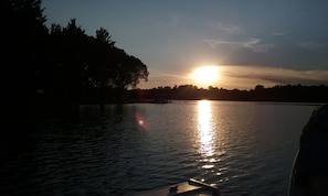 sunsets on turtle lake