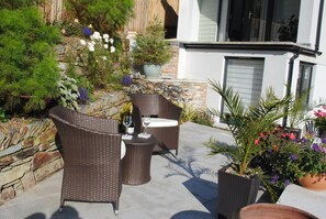 Outside terrace.