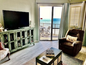 LIVING ROOM WITH A VIEW OF GULF of MEXICO