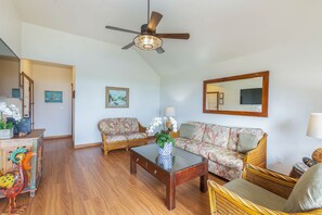 Living room - cathedral ceiling