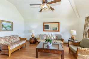 Living room - much larger than it looks in this picture
