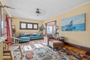 Plush seating and abundant light