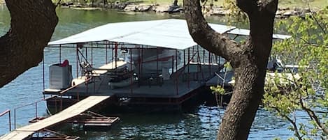 Dock with swim platform