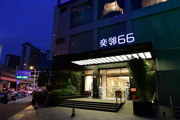 Front of property – evening/night