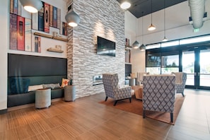 Sala de estar en el lobby