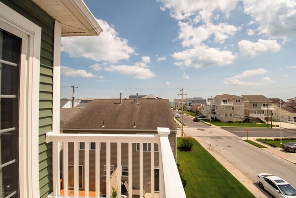 Balcony off of 3rd fl Main Bedroom