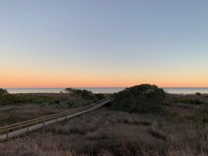Sunset view from balcony
