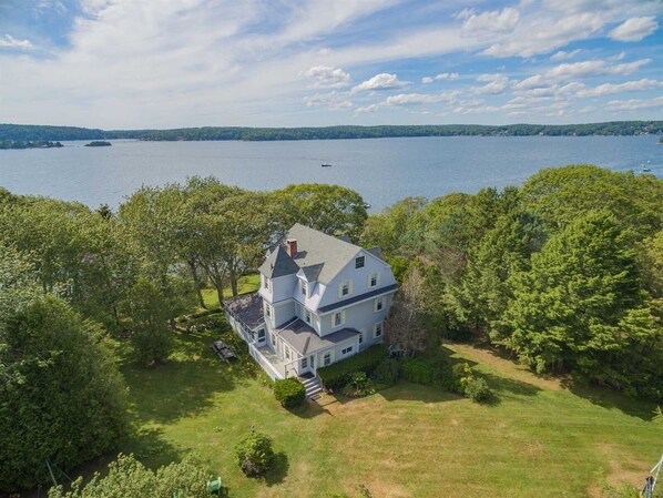 overlooking Linekin Bay and Cabbage Island
