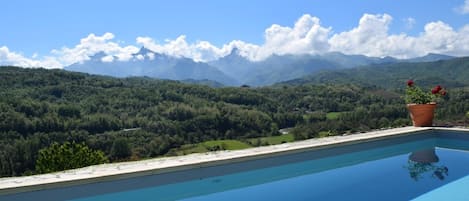 Infinity swimming pool with Alpine View 