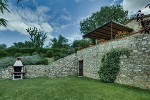 back garden and terrace