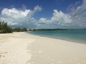 Wish you were here on the Hoopers Bay white sand beach?