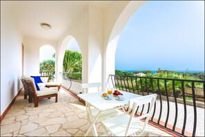Sea view patio