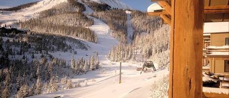 Casa Moonlight is directly above the Iron Horse Lift - to Big Sky and Moonlight