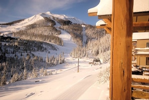 Casa Moonlight is directly above the Iron Horse Lift - to Big Sky and Moonlight
