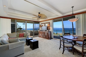 Living area. Amazing views every direction.