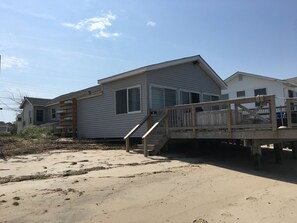 Home from next door-able to see low tide